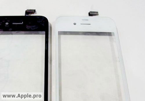iPhone 4G может иметь белую переднюю панель