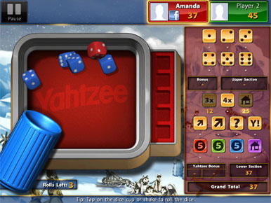 Yahtzee для iPad