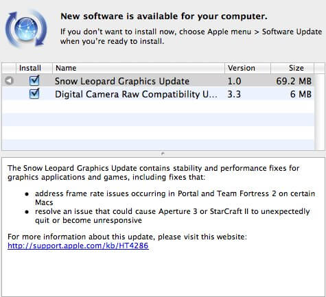 Apple представляет геймерский патч для Mac OS X 10.6