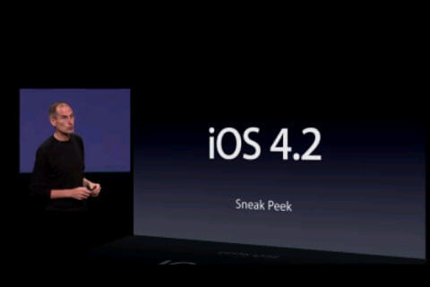 Скоро станет доступна iOS 4.2 для iPad