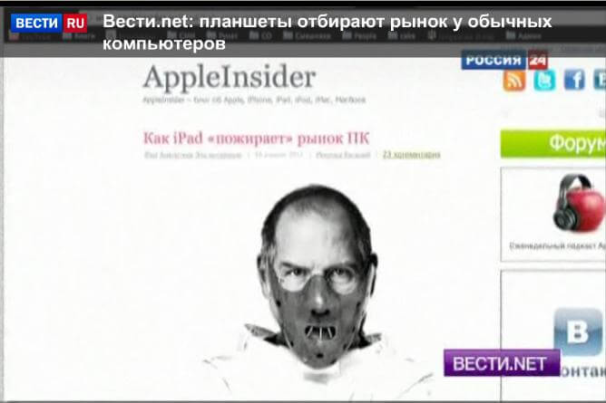 ВГТРК «пропиарила» AppleInsider.ru