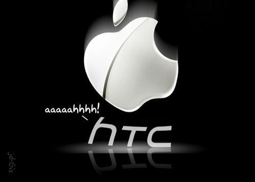 apple-logo-dropping-down-on-htc-logo