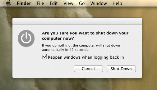 Resume Shutdown (1)