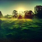 Sun-streaming-in-foggy-field Sun-streaming-in-foggy-field