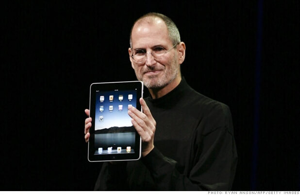 Стив Джобс представляет iPad Стив Джобс представляет iPad