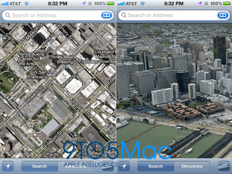 Такие карты могут быть в iOS 6 Такие карты могут быть в iOS 6